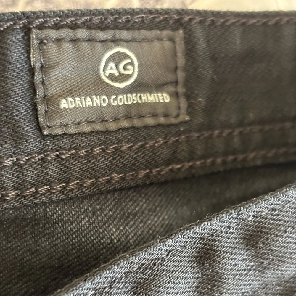 AG jeans Adriano Goldschmied The Matchbox Slim Straight Black Jeans men’s 36